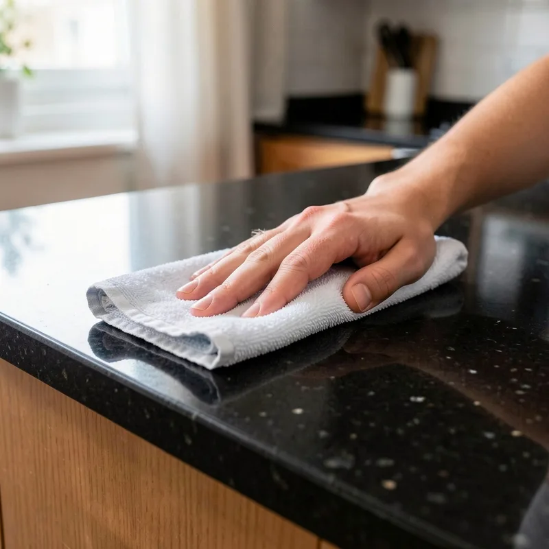Nettoyer le granit : produits, taches et entretien