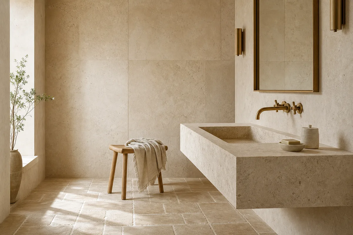 Salle de bain en pierre naturelle : bien la choisir