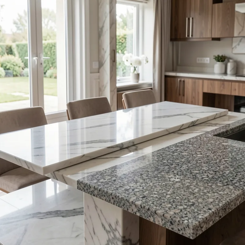 Marbre, granit, quartz : quelles différences ?